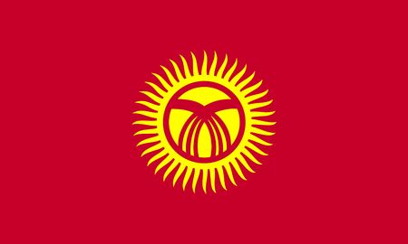 bendera Kyrgyzstan