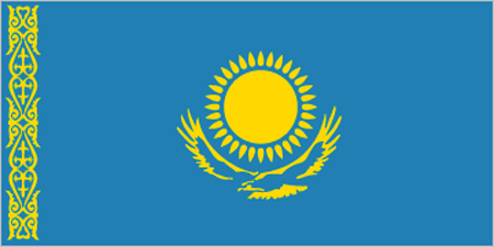 bendera negara Kazakhstan